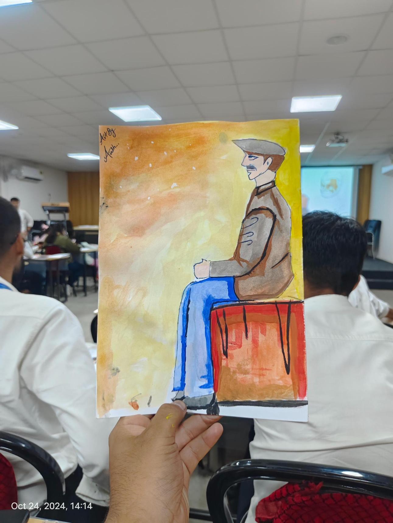 Rahul Soni Conducts “All Can Sketch” Workshop for PGDM, BBA, BCA & MAMC Students at IIBM and ZHI Patna